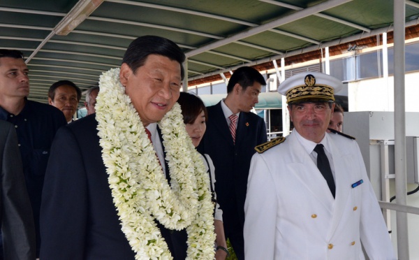Escale express du Vice-président chinois en Polynésie française