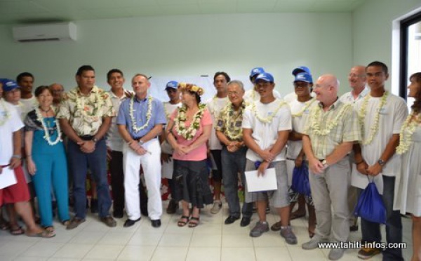 EDT: Remise des diplômes "formation monteurs réseaux de distribution électrique"