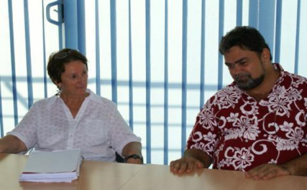 Rencontre de courtoisie entre M. Louis Frébault et Mme Anne Bolliet