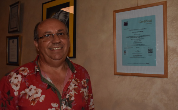 Paofai certifiée ISO 9001 : "Le message est que l’on veut être les meilleurs !"