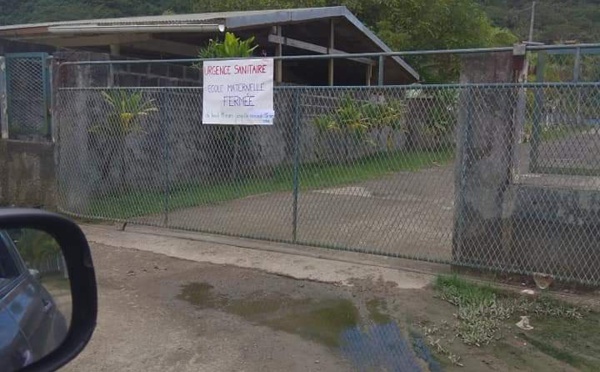 Dératisation à l'école maternelle de Fitii à Huahine