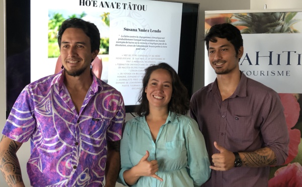 Moana et Hiroana se lancent dans un tour du monde pour alerter sur le réchauffement climatique