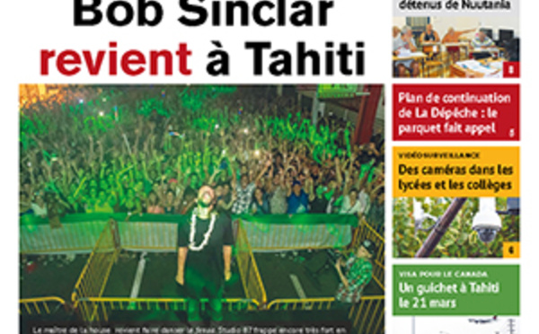TAHITI INFOS N° 1366 du 15 mars 2019