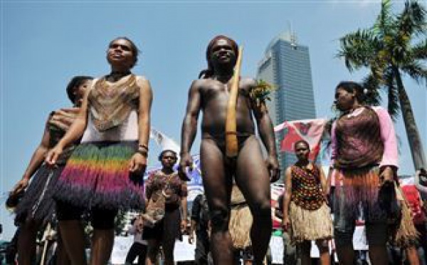 Manifestations indépendantistes dans les rues de Jayapura