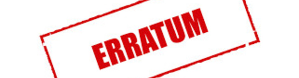 ERRATUM au sujet du communiqué « formation fitness »