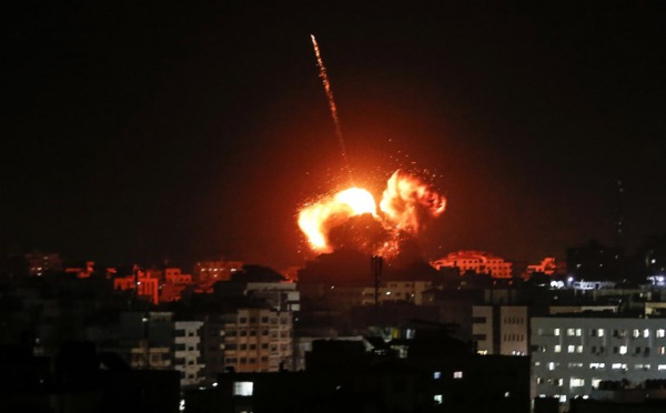 Israël déclenche des frappes multiples à Gaza en riposte à un tir de roquette