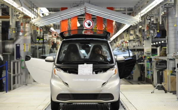 Daimler: les Smart quitteront la France pour la Chine "dès 2022"