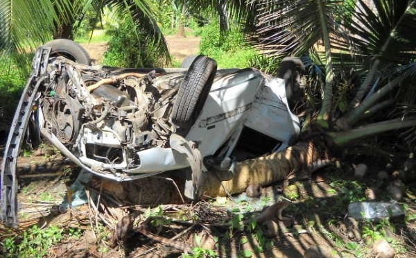 Accident mortel à Tautira : le conducteur avait 2,2 grammes d’alcool dans le sang