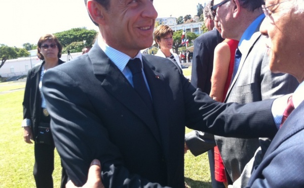 Gaston Tong Sang et Tearii Alpha ont assisté au discours de Nicolas Sarkozy