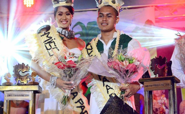 Lehani Fanaurai et Jordan Haatani élus Miss et Mister Tuhaa Pae 2019
