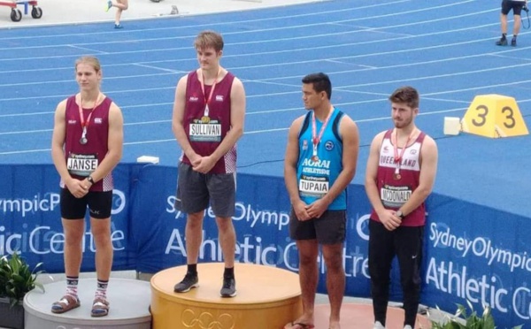 Athlétisme – Championnat d’Australie : Teura Tupaia sur la troisième marche