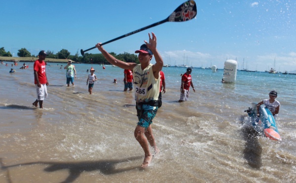 Sup Race – Air France Paddle Festival : Belle deuxième place pour Keoni Sulpice
