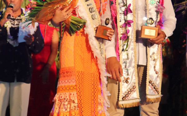 Hereiti Gooding et Harcher Pere élus Miss et Mister Paea 2019