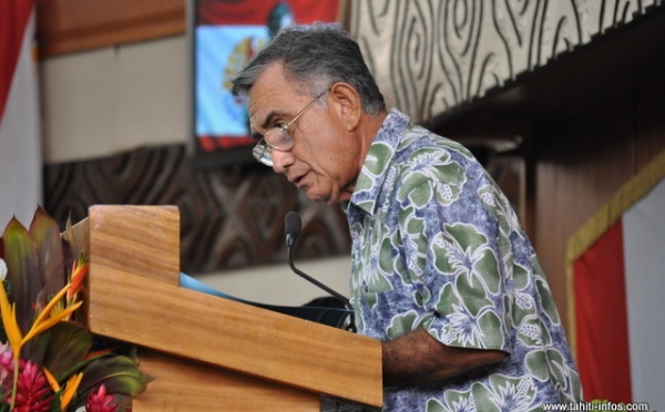 Ouverture de la session budgétaire : Oscar Temaru dresse le bilan de son action