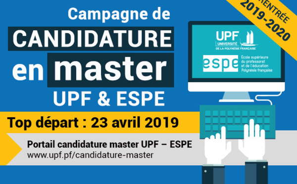 Master : vous pouvez déposer vos candidatures à l’UPF et à l’ESPE