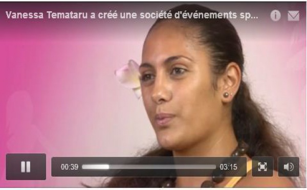 Forum "je crée mon emploi": Vanessa Temataru lance une société d'événements sportifs