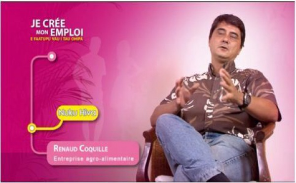 Renaud Coquille : entreprise agro-alimentaire, Nuku Hiva