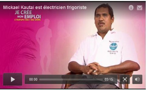 Mickael Kautai : électricien frigoriste, Tahiti