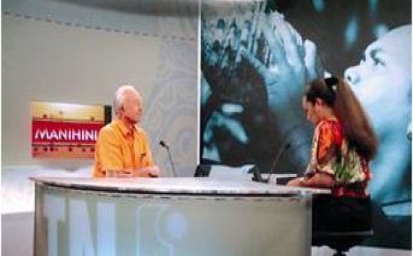 Le sénateur Gaston Flosse sera l'invité de Manihi sur TNTV dimanche à 17h30