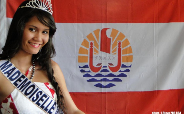 Mehiti Ma est la 1ère "Mademoiselle Tahiti"