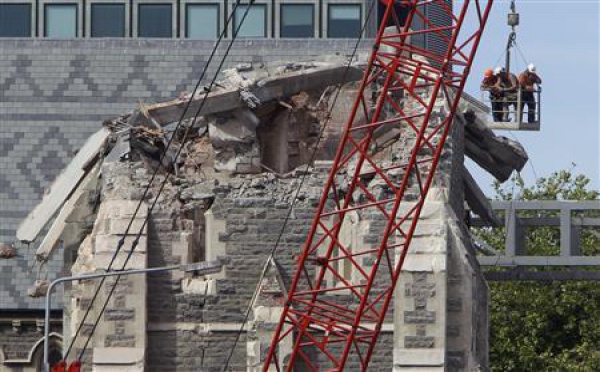 NZélande: forte probabilité d'un puissant séisme à Christchurch dans l'année