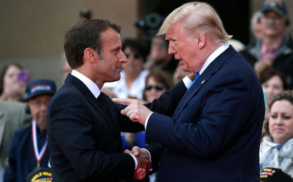 En Normandie, Macron et Trump célèbrent le D-Day et la liberté