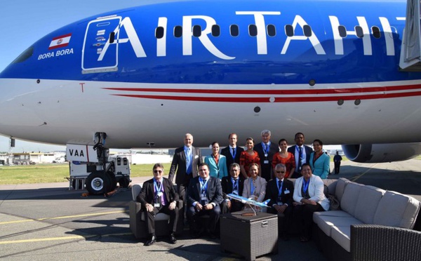 Le Dreamliner Bora Bora présenté au salon du Bourget