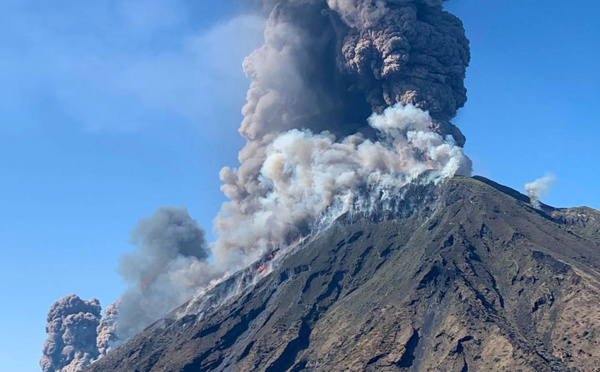 talie: Un mort dans une puissante éruption du Stromboli
