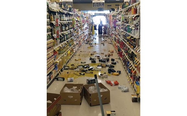 Un séisme de magnitude 6,4 ébranle la Californie, pas de dégâts majeurs