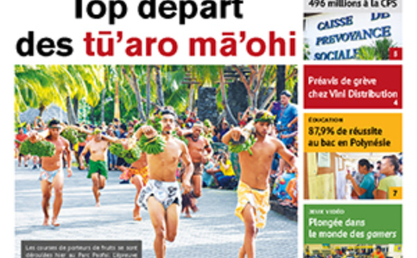 TAHITI INFOS N° 1445 du 12 juillet 2019