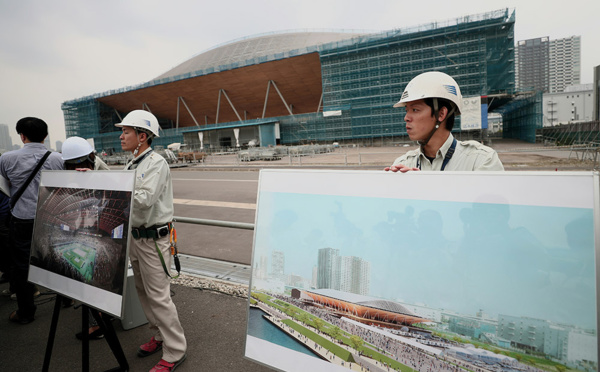 Sueur, peur et danger sur les chantiers des JO de Tokyo