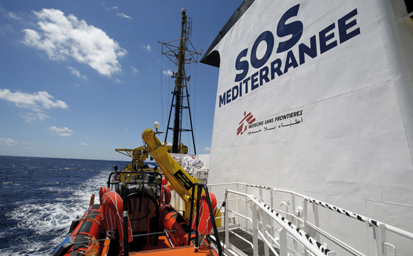 Migrants: le navire de secours de SOS-Méditerranée et MSF opérationnel en août