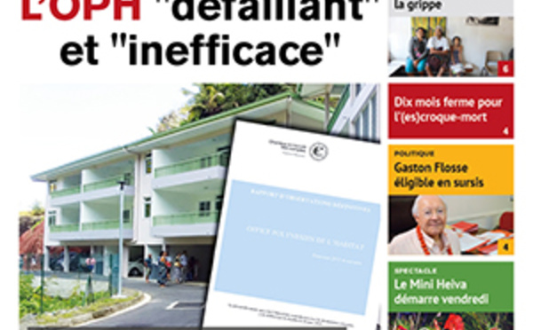 TAHITI INFOS N° 1453 du 24 juillet 2019
