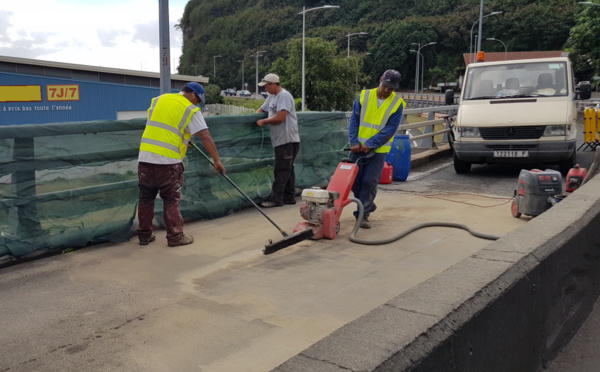 Fin des travaux du viaduc de la Punaruu ce week-end