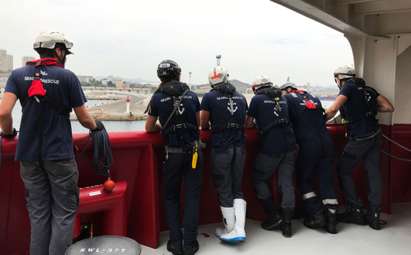 Ocean VikingFin de première mission pour l'Ocean Viking, prêt à repartir malgré un contexte hostile