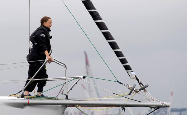 A New York, Greta Thunberg appelle à "cesser de détruire la nature"