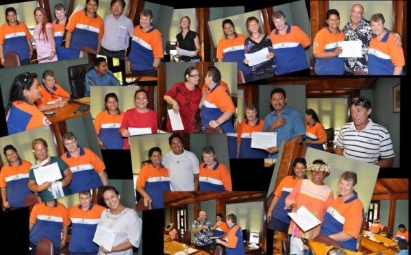 Des secouristes qualifiés au CESC