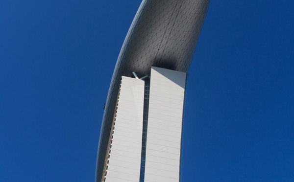 Singapour : un paquebot  dans le ciel