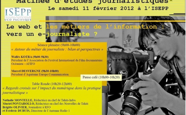 « Le web et les métiers de l’information :  vers un e-journaliste ? »