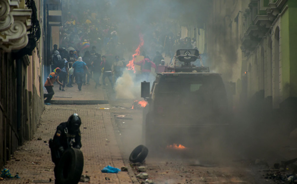 Equateur: manifestation et contre-manifestation sur le prix de l'essence