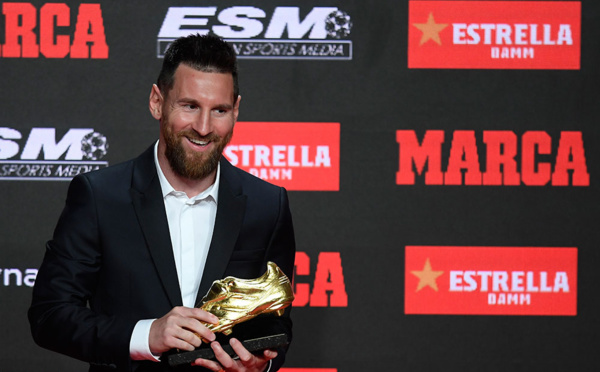 Messi entre un peu plus dans la légende avec son sixième Soulier d'or