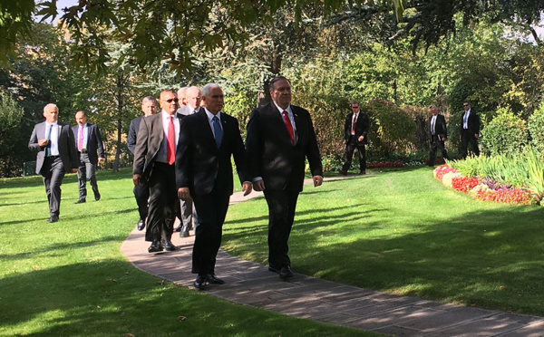 Syrie: Pence et Pompeo à Ankara pour arracher un cessez-le-feu à Erdogan