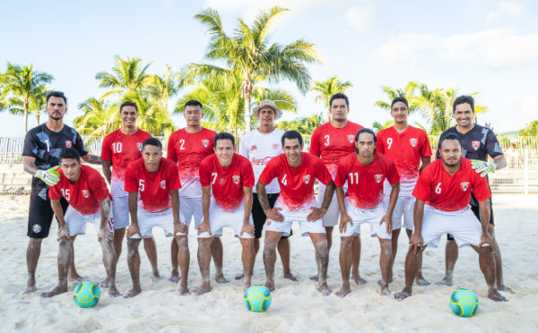 Beach soccer : Les Tiki Toa affrontent les Etats-Unis à deux reprises