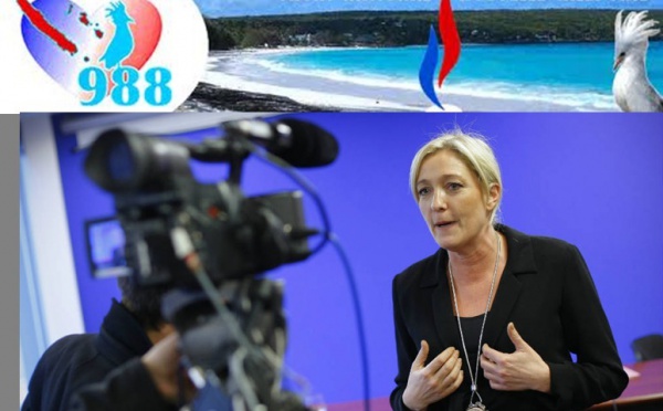 Marine Le Pen promet de "se battre" pour la Nouvelle-Calédonie française
