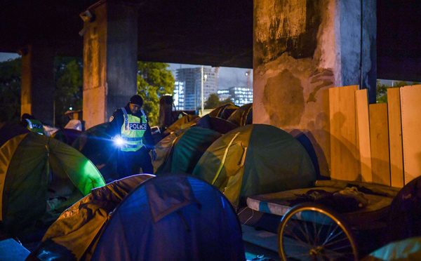 La moitié des campements de migrants vidés dans le nord-est de Paris