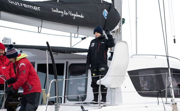 Greta Thunberg a quitté les Etats-Unis en catamaran, direction l'Europe