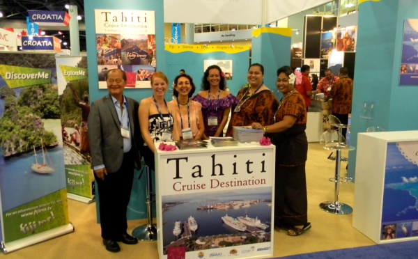 Miami Seatrade: Tahiti poursuit sa stratégie pour le développement de la croisière.