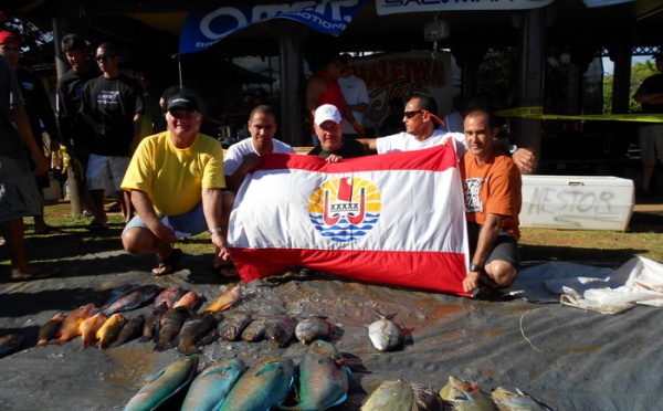 Pêche sous marine : Hawaii / Océania 2012  – Tahiti surclasse ses adversaires.