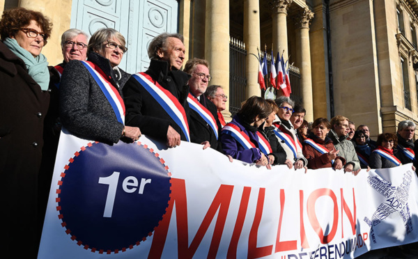 ADP: le projet de référendum franchit le cap symbolique du million de soutiens