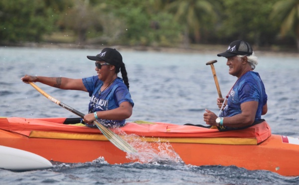 Une matinée para va’a pour les vahine